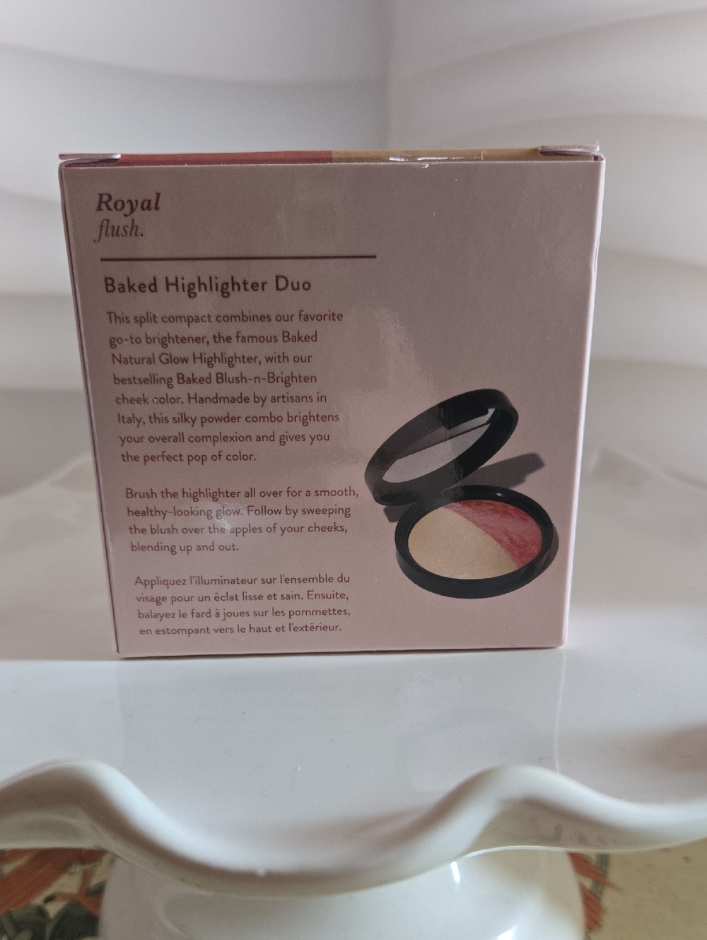 Laura Geller Baked Blush-N-Highlight Duo — French Vanilla And Pink Buttercream - Picture 3 of 7